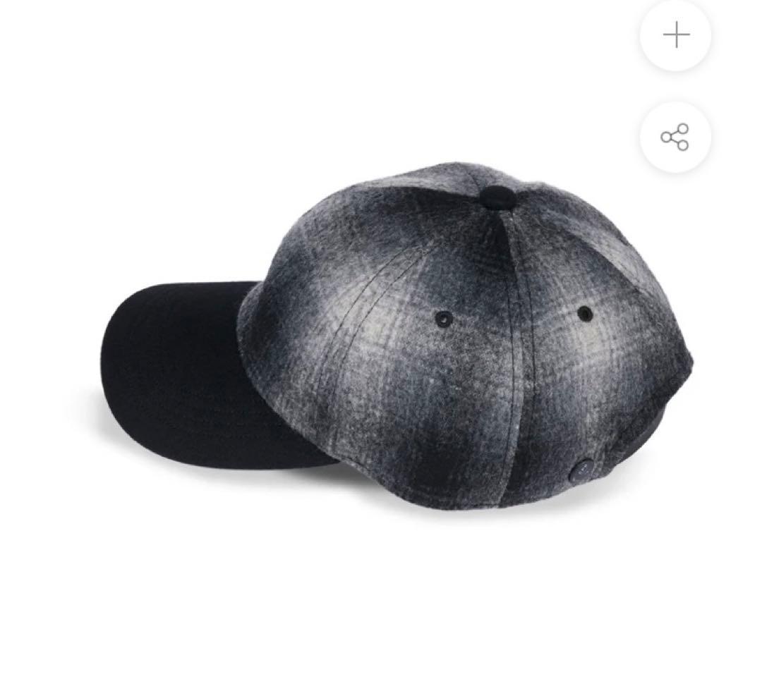 帽子 CPH 6PANELCAP OMBRE CHECK GRAY&BLACK