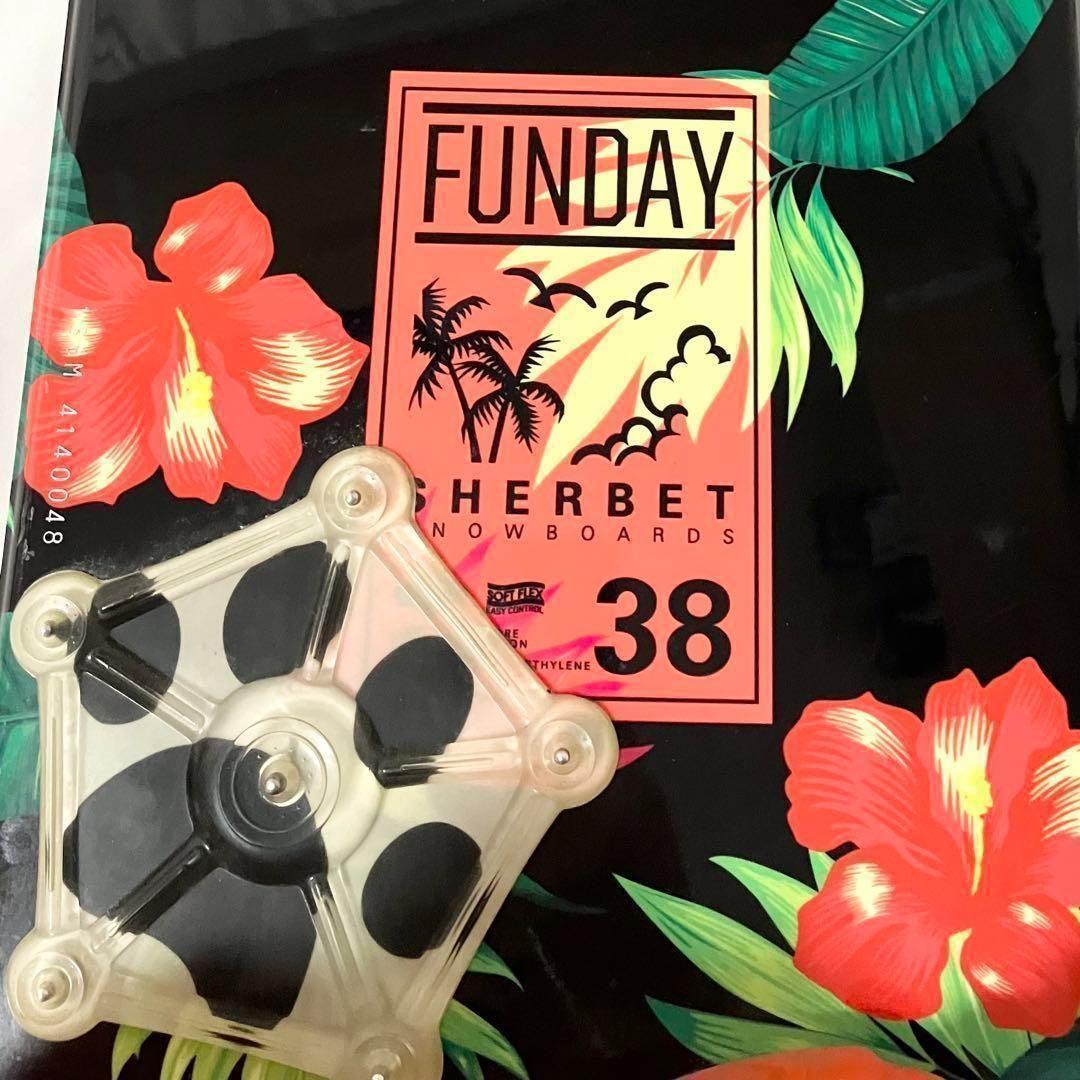 SHERBET × FLUX スノーボードセット 板138cm スノーボード