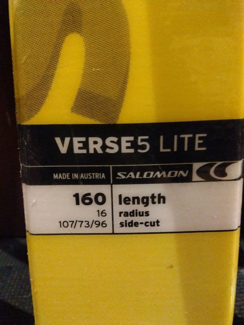 高級【ハイエンド】 SALOMON 男女兼用 スキーセット メンテ・WAX済み✔