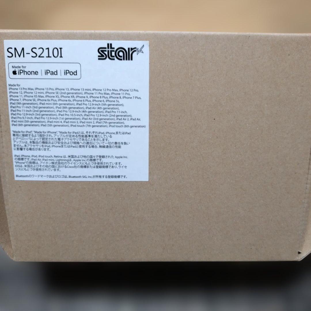 スター精密 【SM-S210i モバイルレシート プリンター】✭新品①