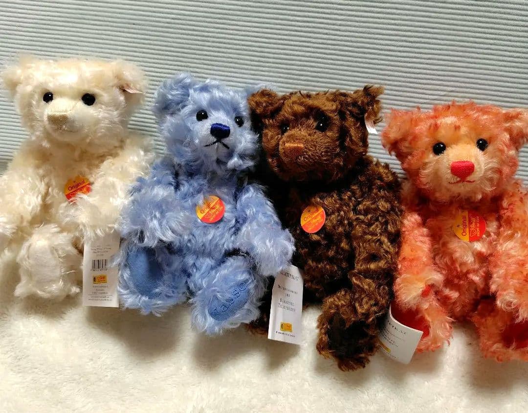 シュタイフ　ELEMENTE ベア4体セット