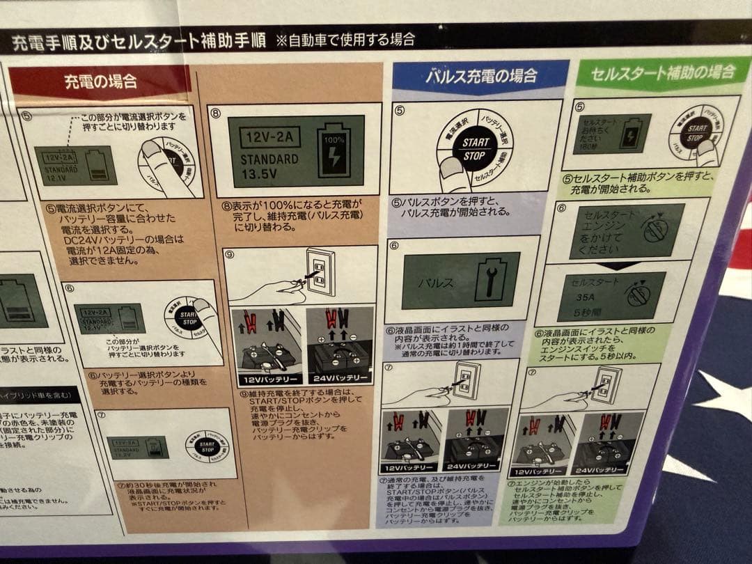 新品未使用 メルテックMP-230 セレクト式自動パルス充電器 12V/24V