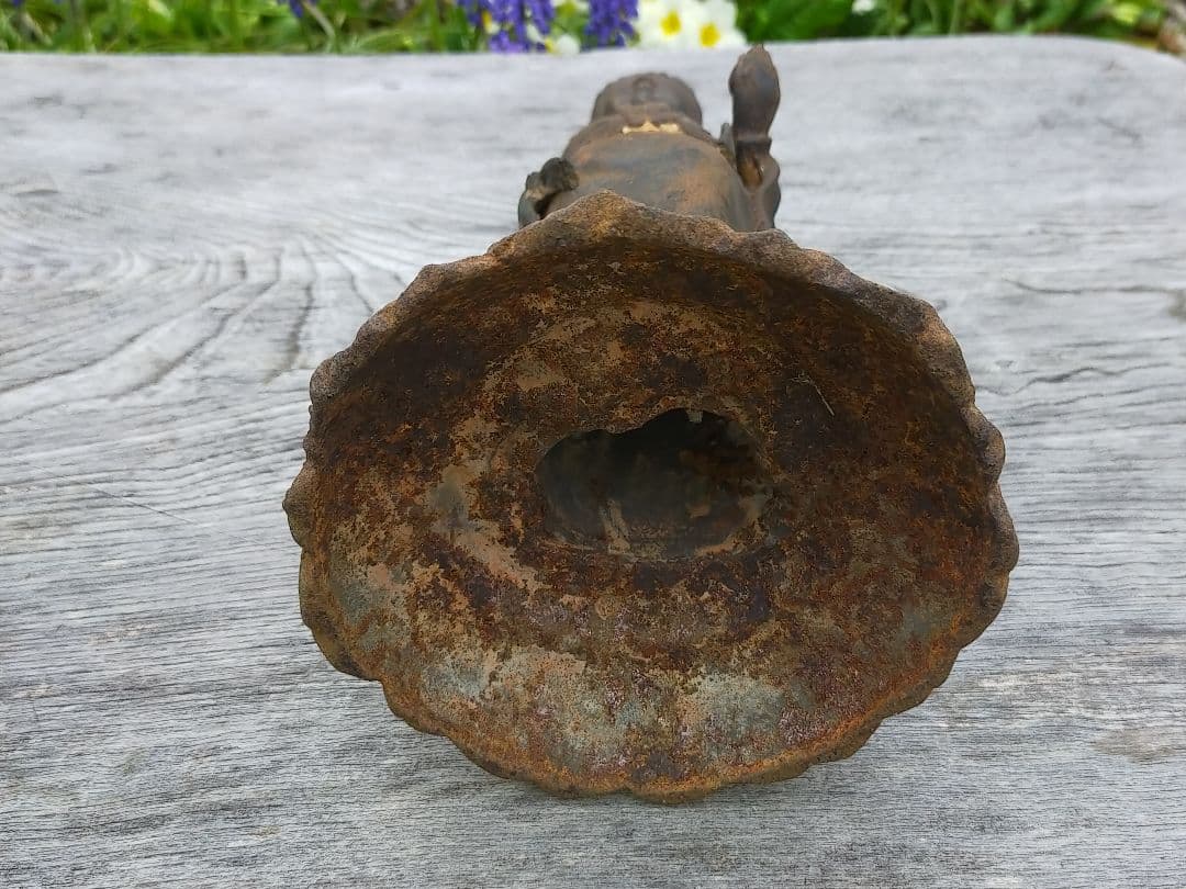 ♥大変に古い　観音像　観音様　仏像　金属製　骨董品