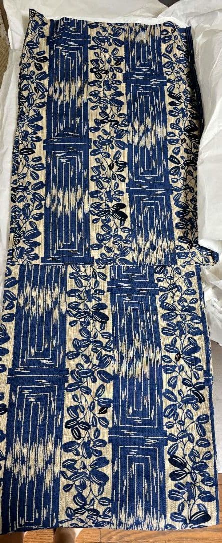 再出品 日本橋竺仙 奥州小紋 新品節竹と萩