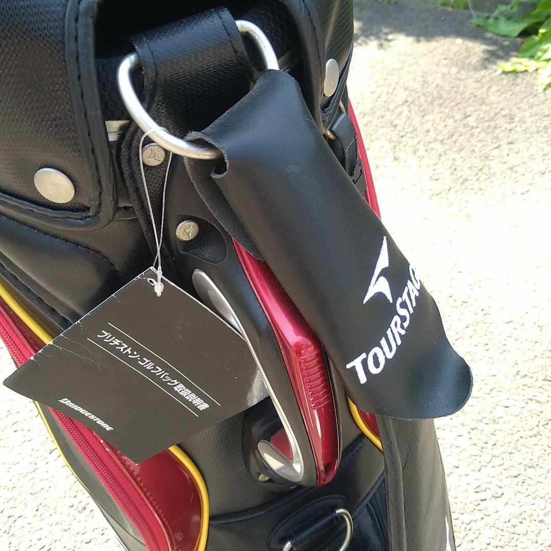 【格安】訳アリ　新品　TOURSTAGE キャディバッグ 防水カバー付き