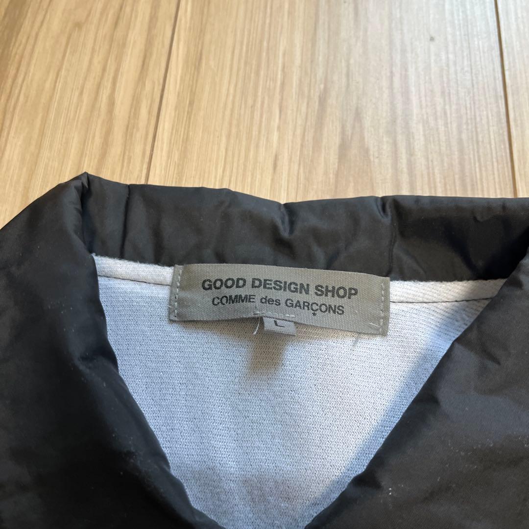 COMME des GARÇONS ブラックナイロンジャケット L