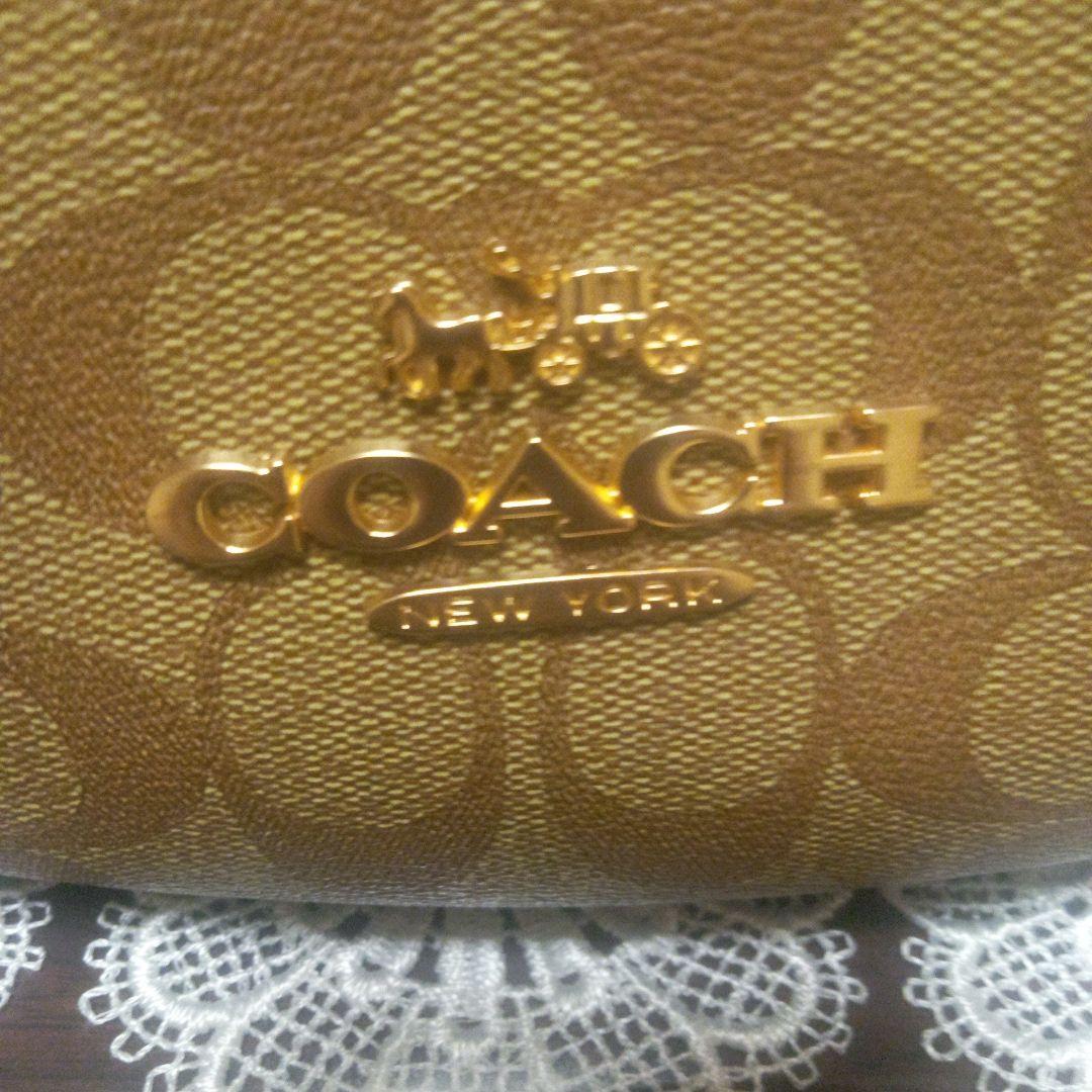 専用　COACH ハンドバッグ ブラウン ロゴパターン