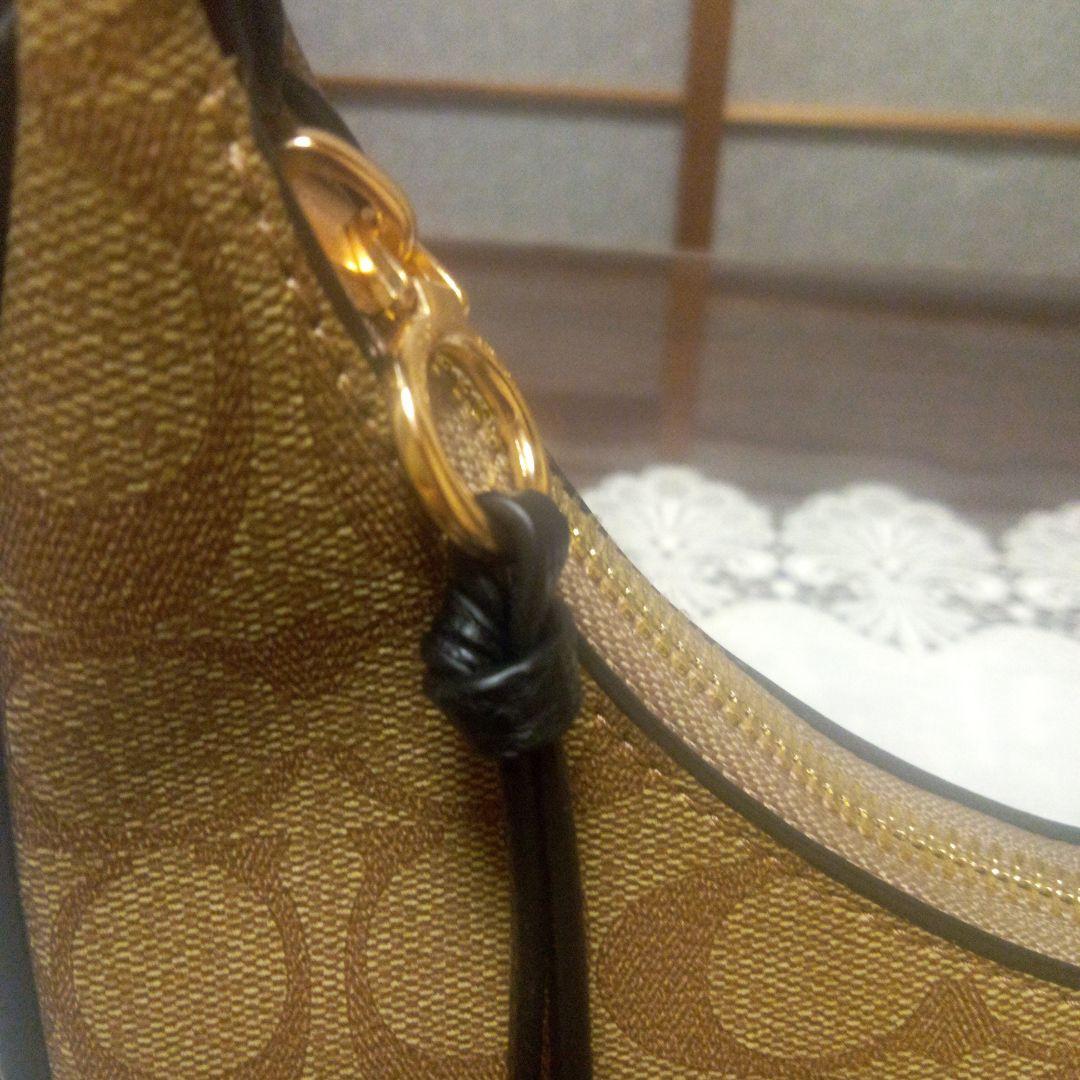 専用　COACH ハンドバッグ ブラウン ロゴパターン