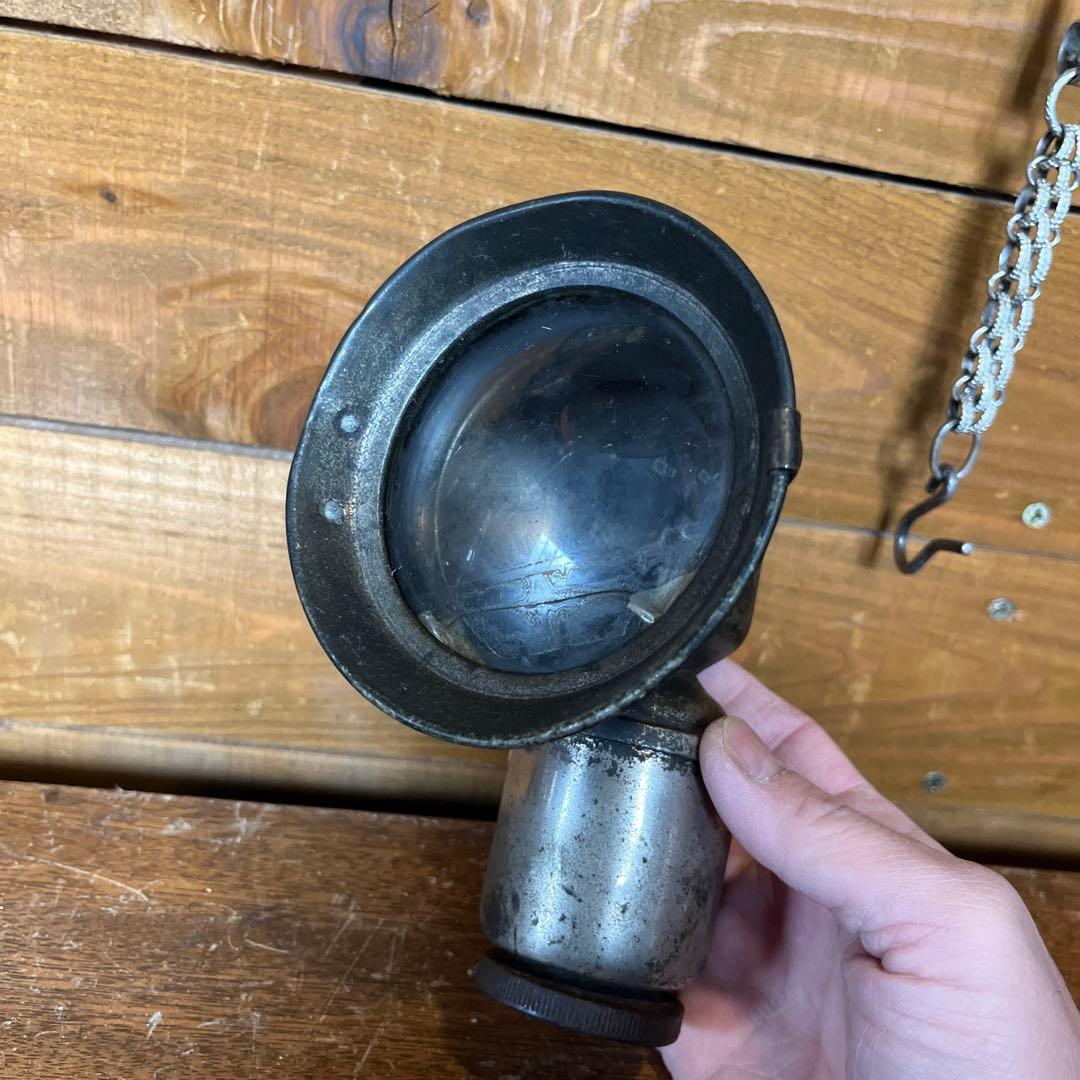 アンティーク　カーバイトランプ　ジャンク