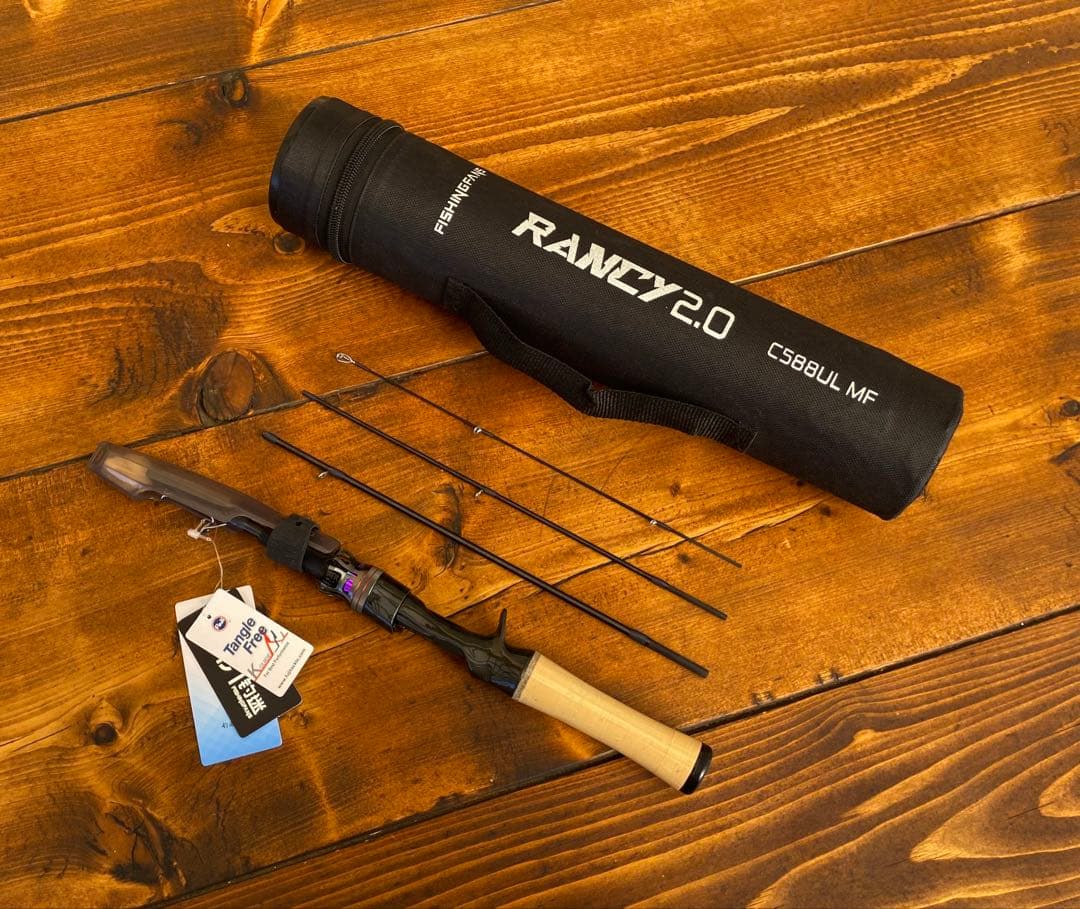 長さが変えられる　トラウトロッド　テレスコロッド　パックロッド 渓流 588UL