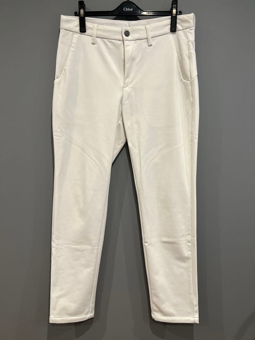 DESCENTE GOLF デサントゴルフ 裏起毛パンツ レッド系 M