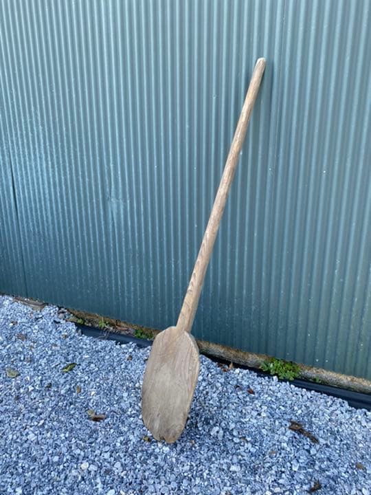 船を漕ぐオール(木製)