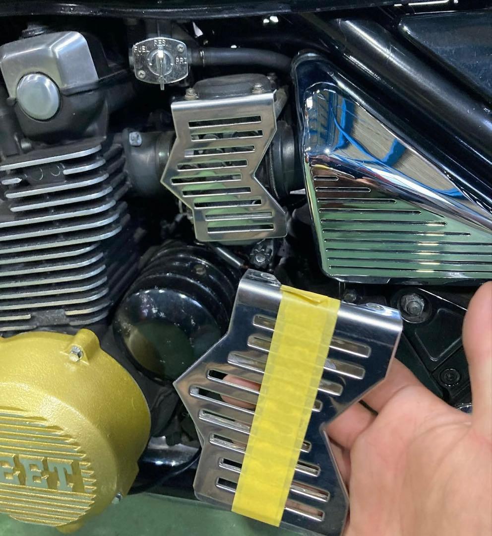 ゼファーχ キャブカバー　チェーンカバー　エアクリーナーカバー