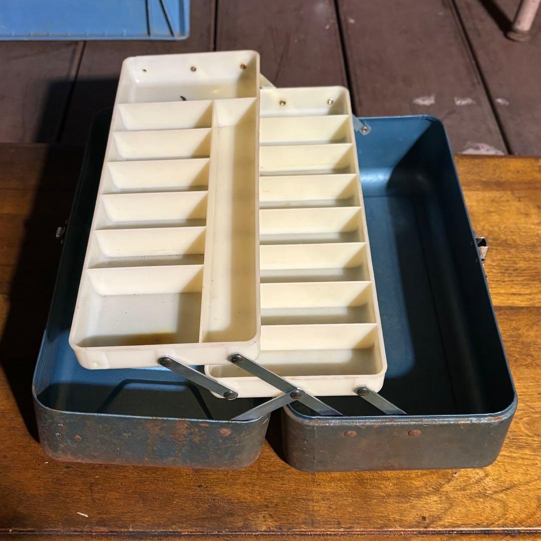 USA vintage OLD PAL メタルタックルボックス　サビあり