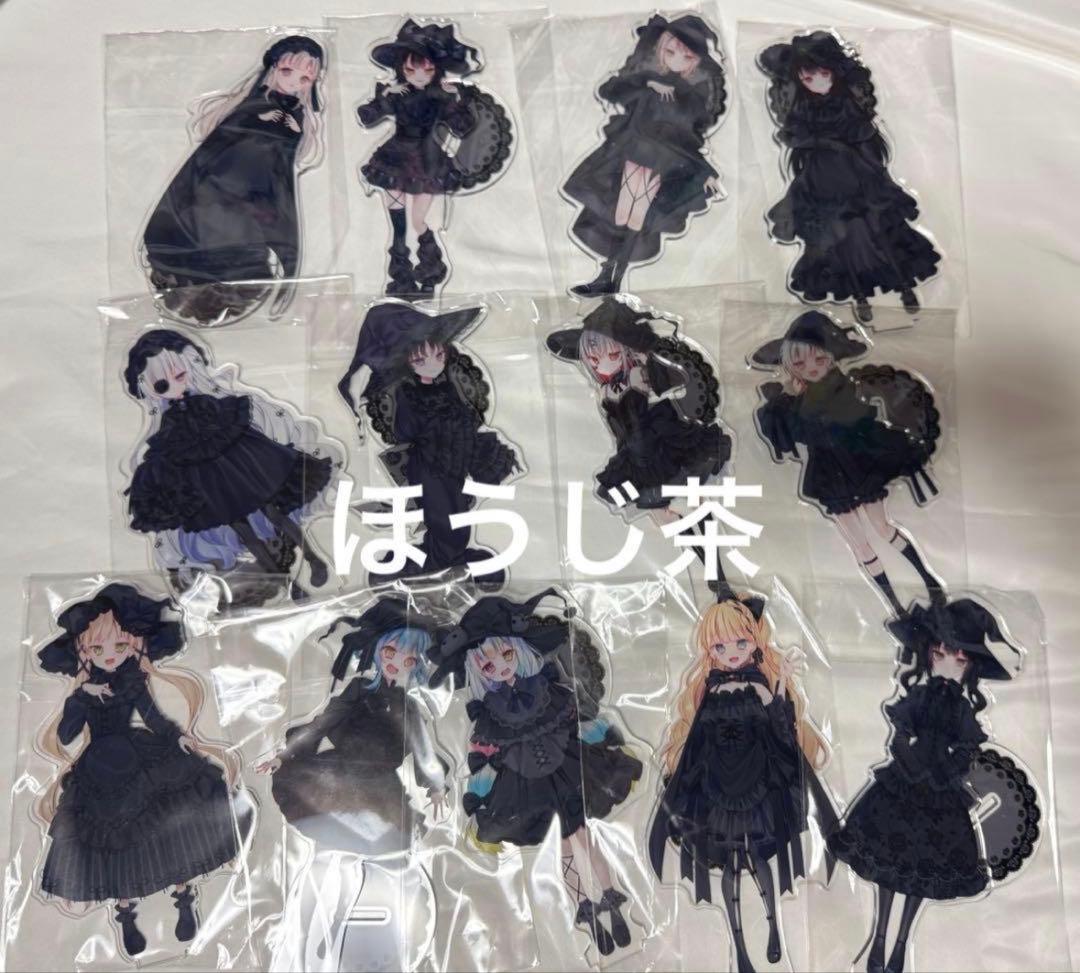 C107 魔法少女ノ魔女裁判 アクリルスタンド ネックストラップ 全種コンプ