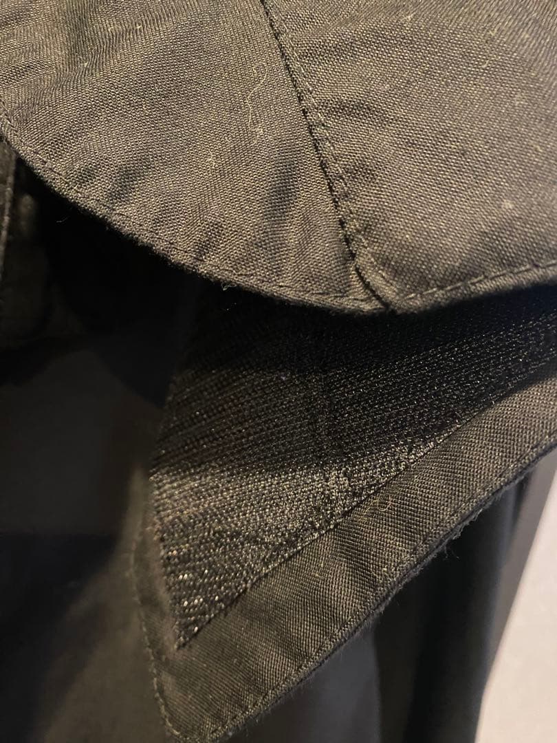 モンキータイム　ファー付き黒モッズコート