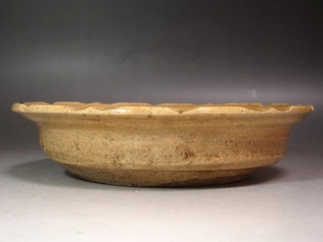 ☆　北大路魯山人　黄瀬戸鉢　☆y606