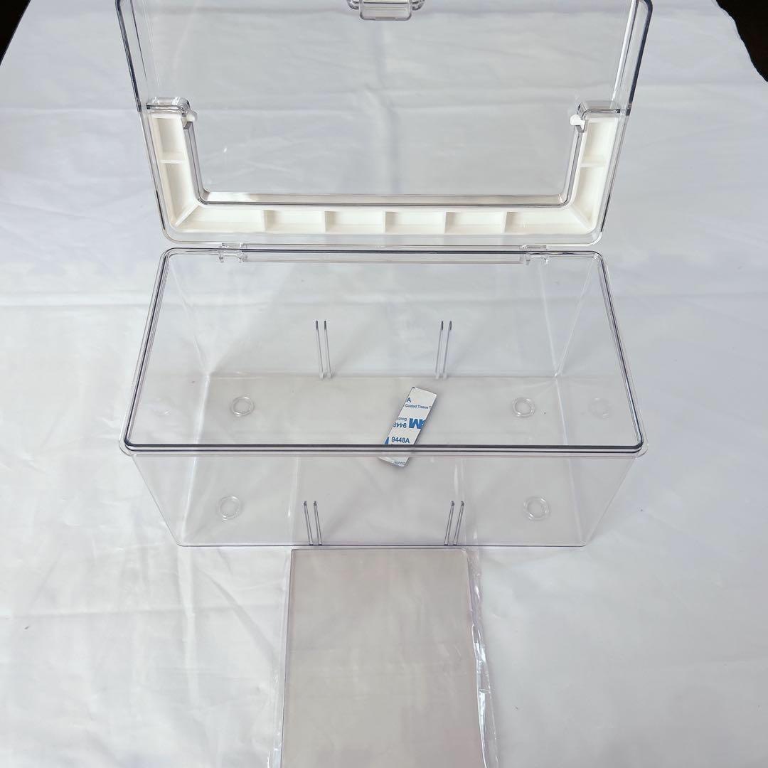 カードケース入れ 大容量 ハンドル付き 持ち運び 透明 多用途