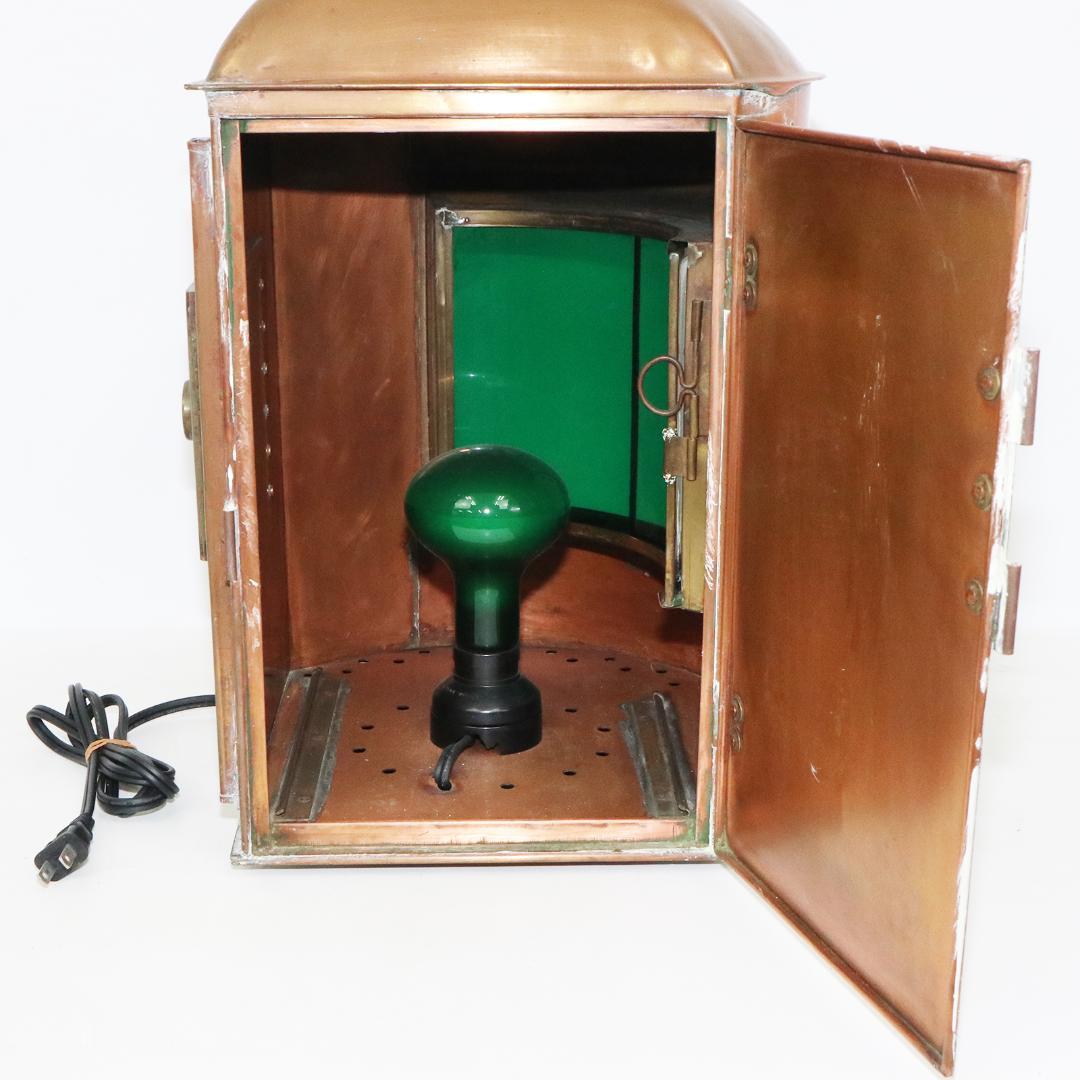 本多商店 甲種舷燈 SIDE LIGHT マリンランプ アンティーク 昭和13年