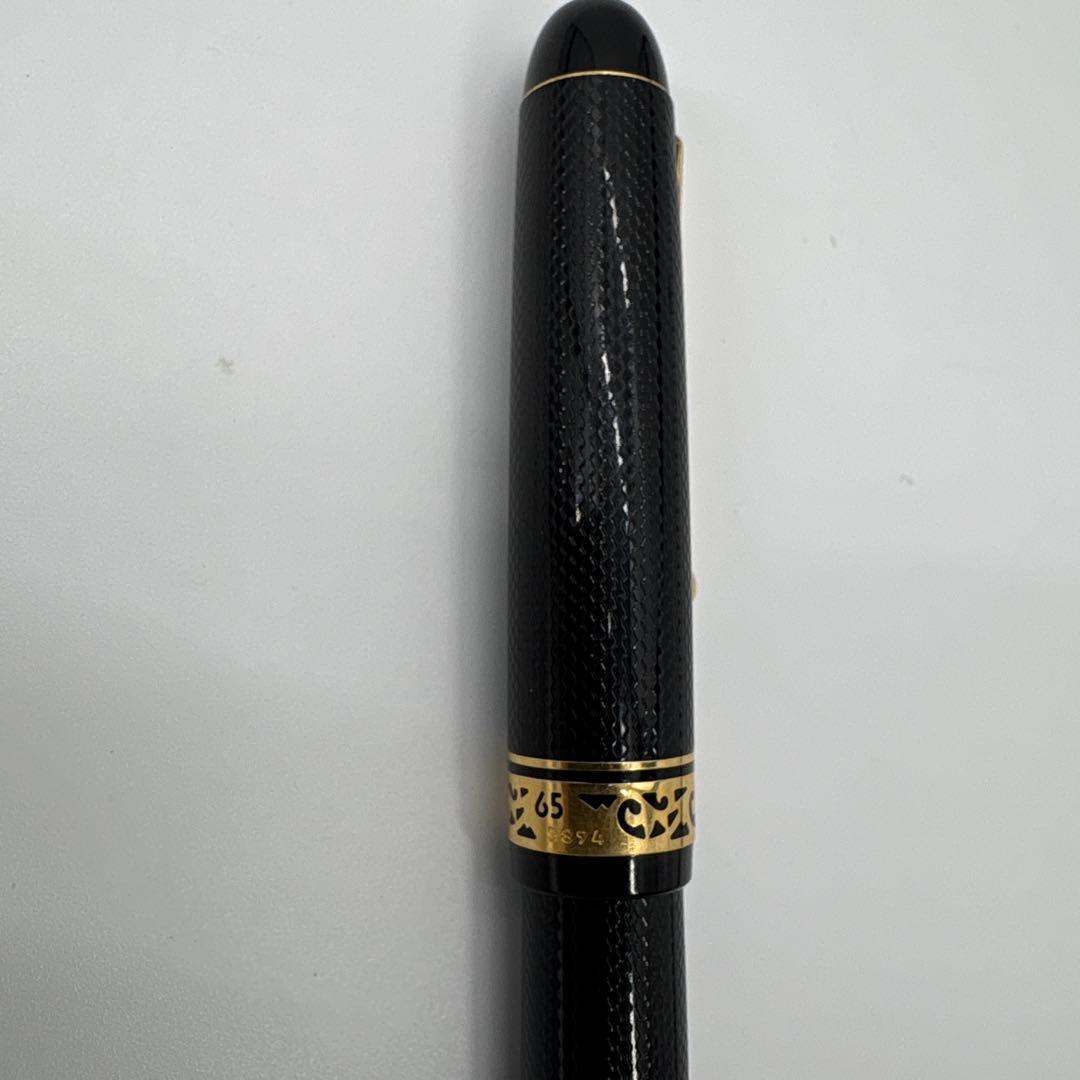 PILOT パイロット65周年記念万年筆 14K ペン先 ブラック×ゴールド