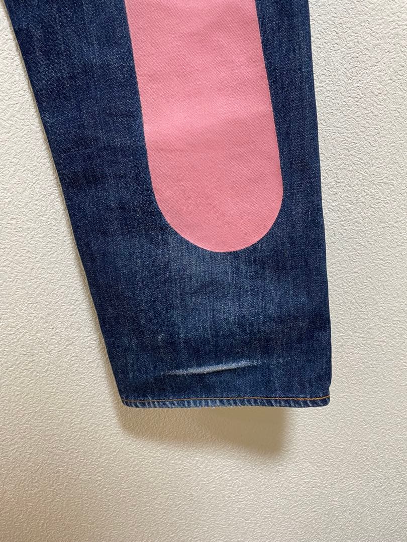 EVISU No.2 Lot.2001 W32×L32 ピンク大黒　ビッグカモメ