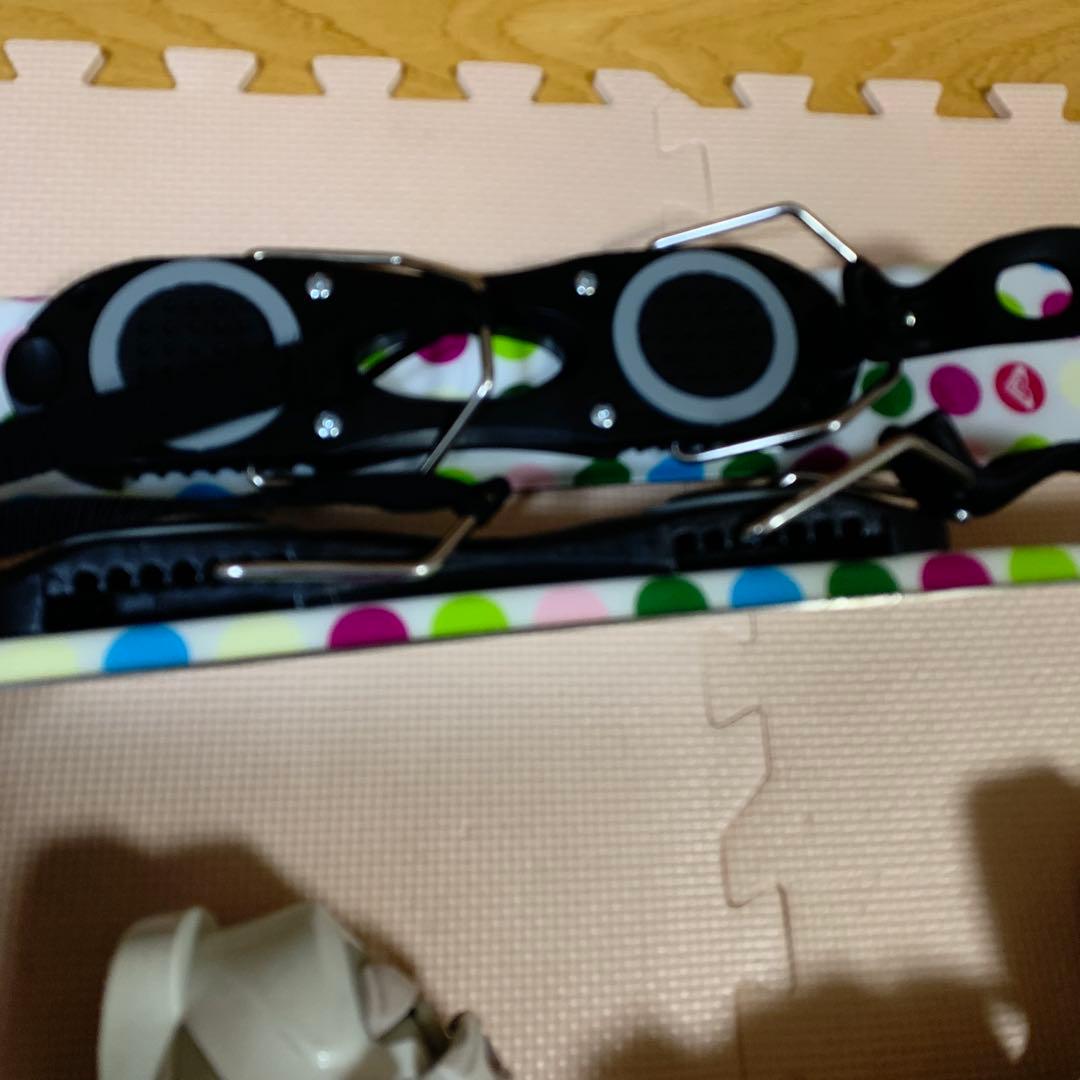 ROXY ドット柄 ショートスキー ファンスキー88 ブーツセット23〜23.5