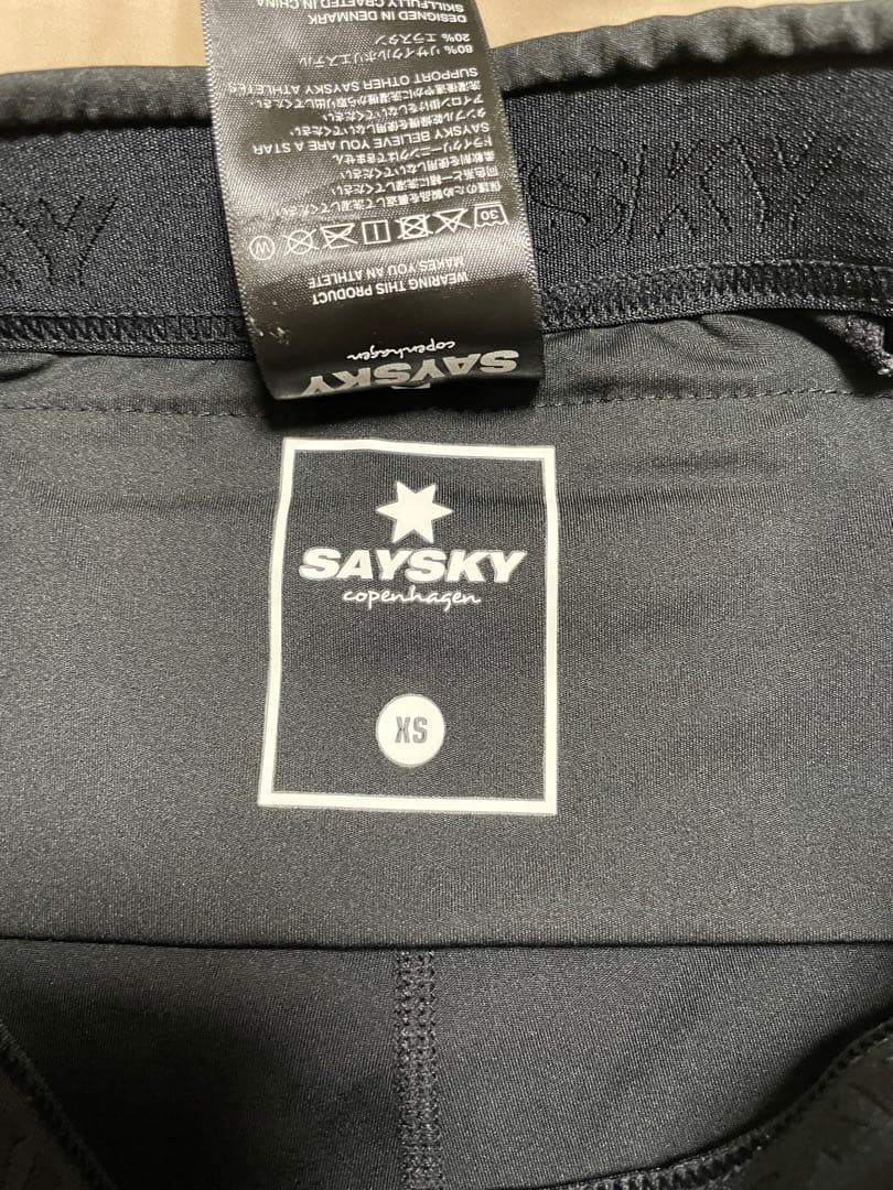美品 SAYSKY メッシュショートパンツ ブラックXSサイズ