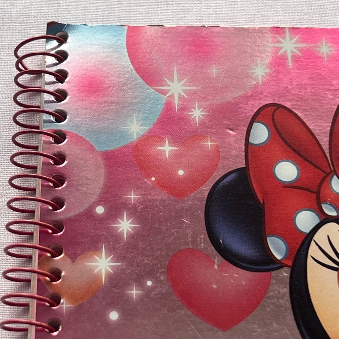 希少❤️ミニーマウス ノート スパイラルバインディング ピンク　ディズニー