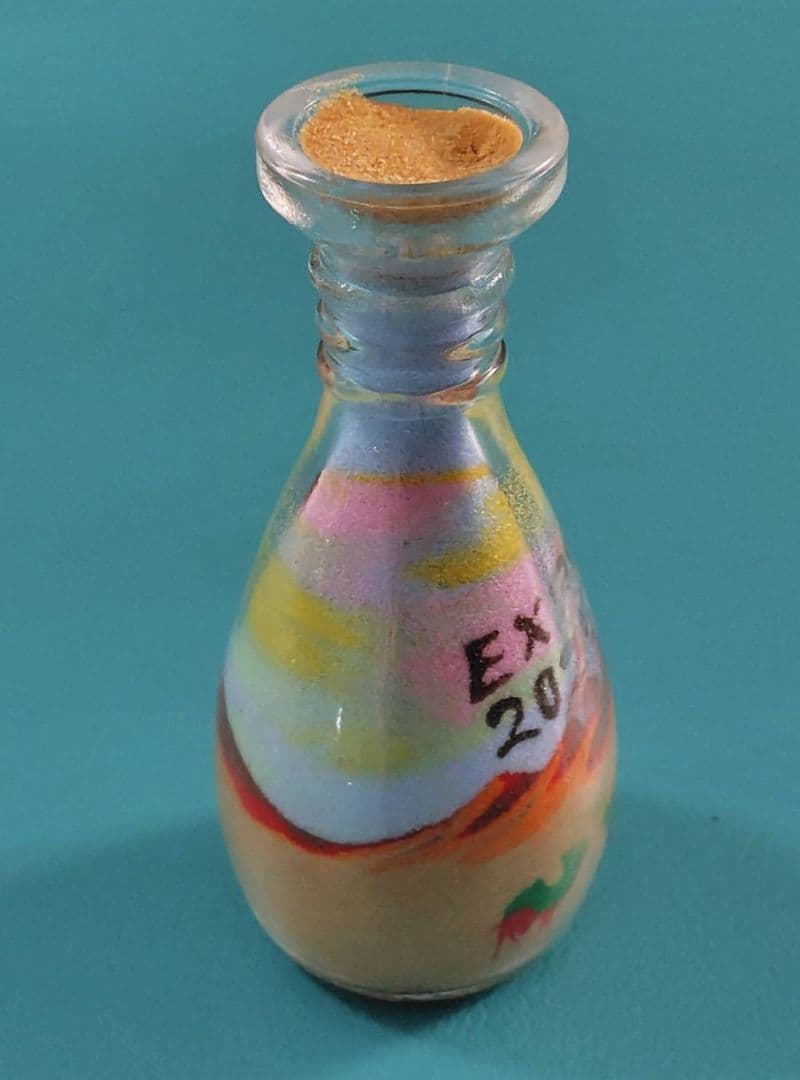 EXPO2025　ヨルダン　パビリオン　限定　サンドアート　瓶　砂　ラクダ 3頭