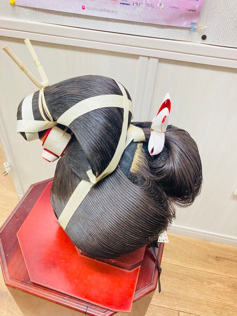 クーちゃん　文金高島田日本髪かつら