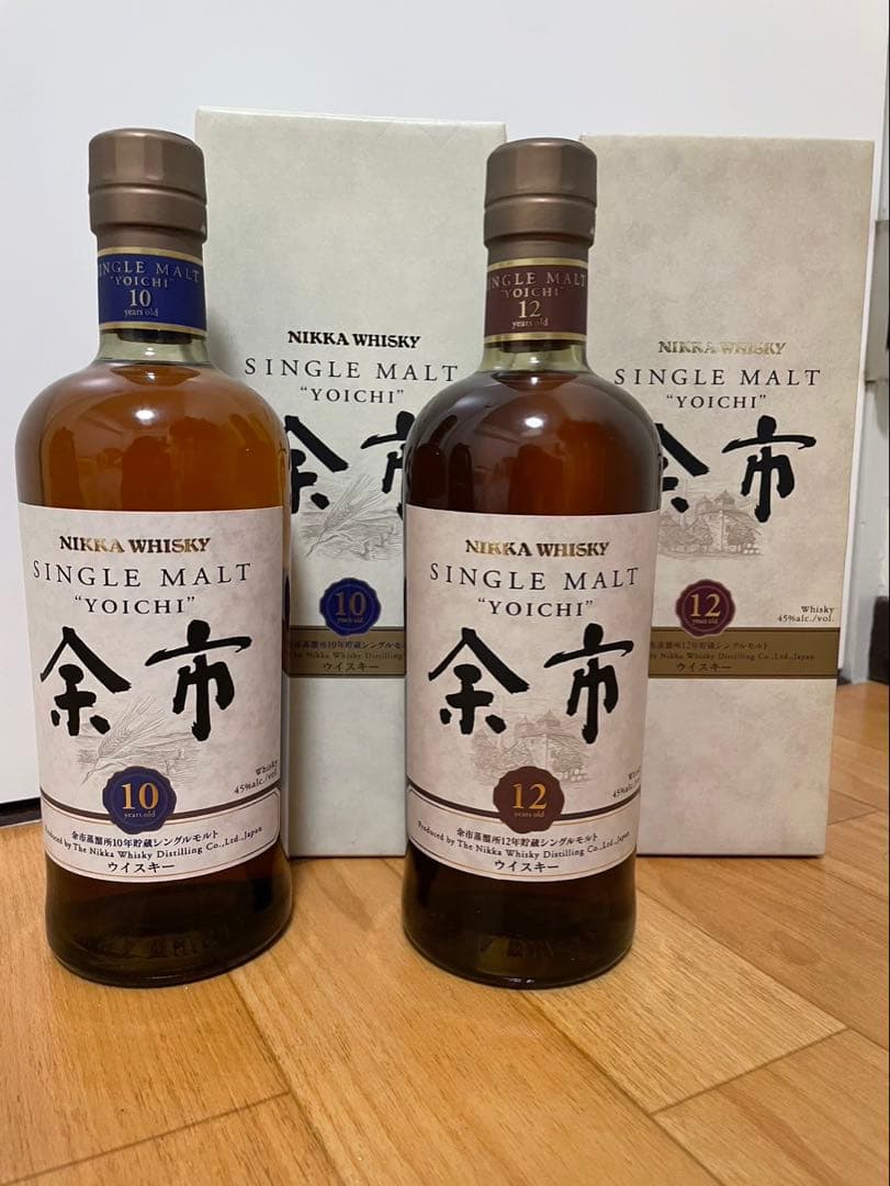 NIKKA WHISKY SINGLE MALT YOICHI 10年 12年