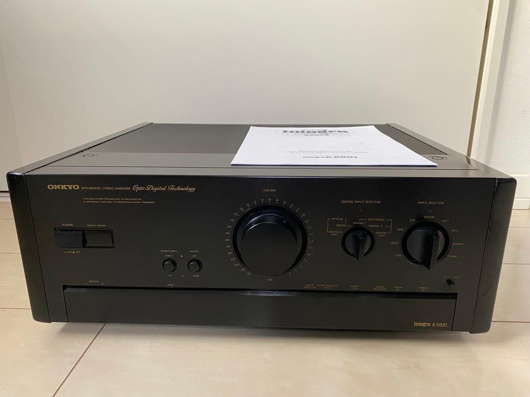 【美品、取説付】オンキョー ONKYO Integra A-2001