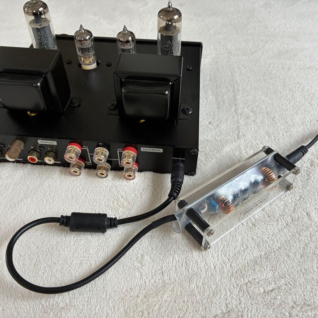 【美品】FX-AUDIO TUBE-P01J（保護ケージ ACアダプタ付）＋α