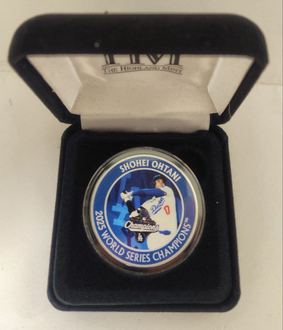 MLB ドジャース 大谷翔平 ワールドシリーズ 2025 優勝記念 純銀