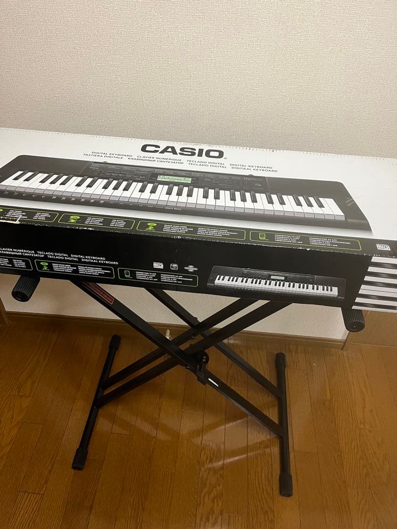 CASIO CTK-3500 電子キーボード 折りたたみスタンド付き