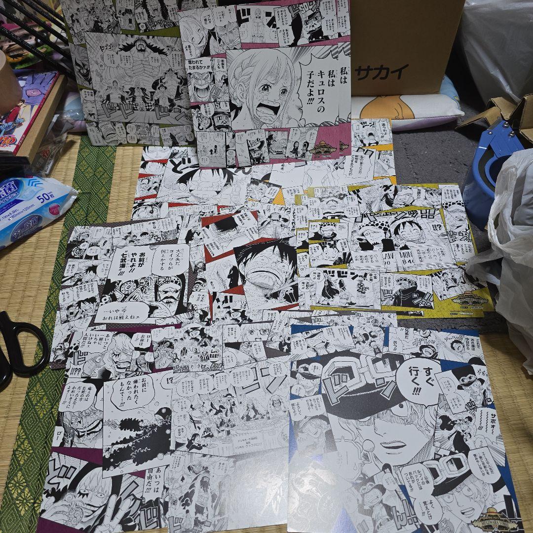 ONE PIECE 麦わらストア イラストシート バースデー 特典