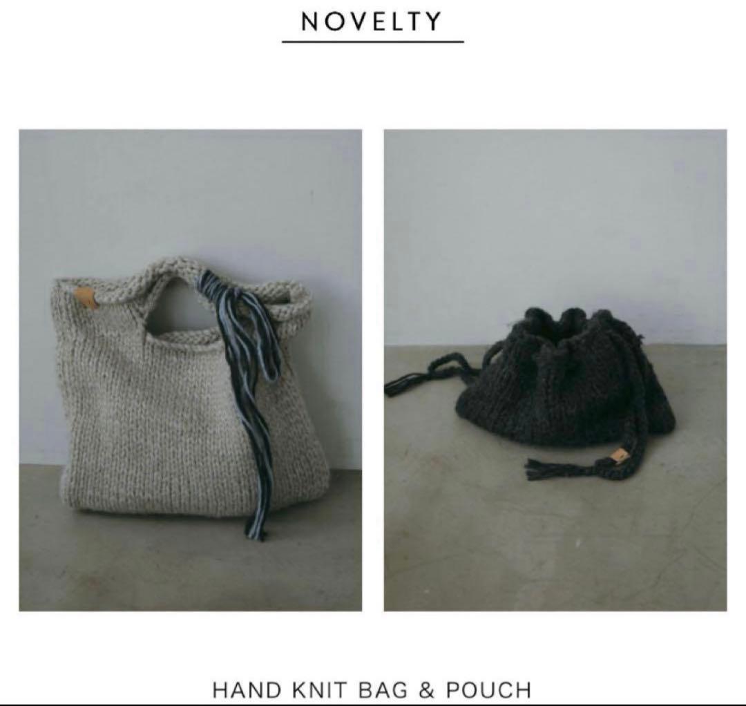 ETRE TOKYO HAND KNIT BAG & POUCH ノベルティ