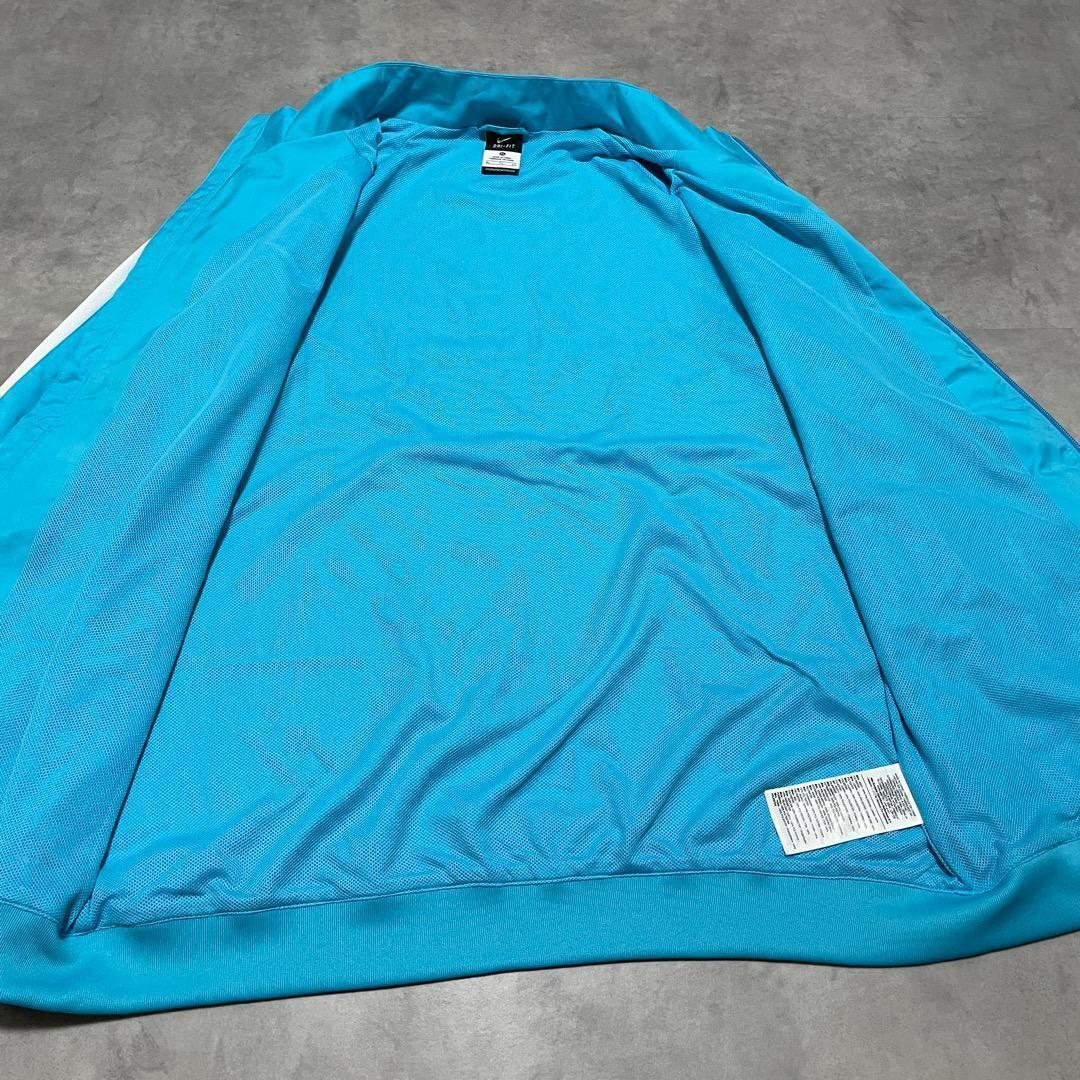 ナイキ マンチェスターシティ サッカー ジャケット 古着 青 XL 16136