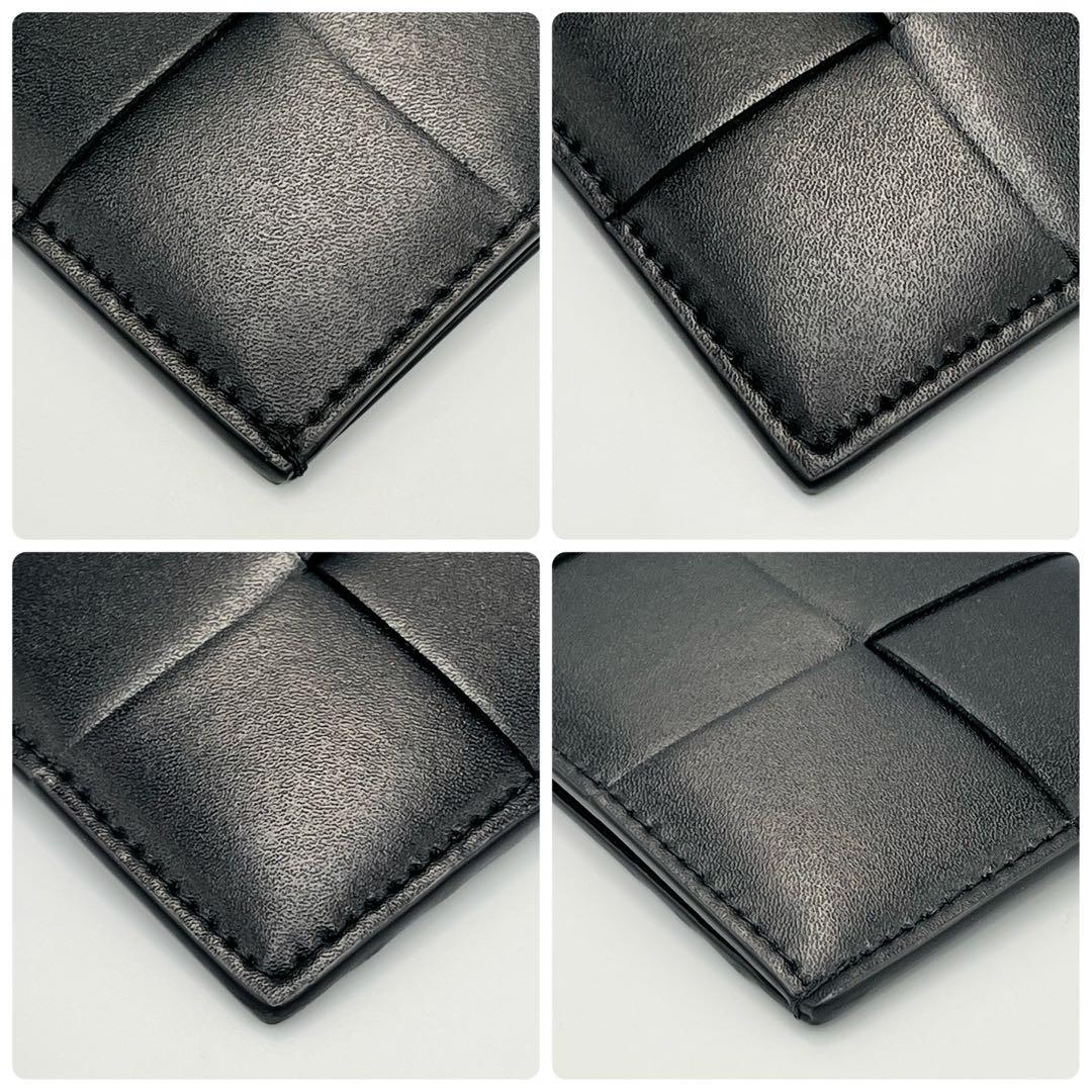 【美品】BOTTEGA VENETA カセット クレジットカードケース ブラック