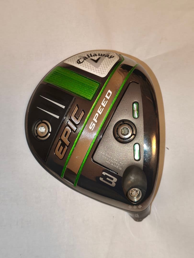 TAシリアル エピックスピードトリプルダイヤ 3w 15°ヘッドカバー付き