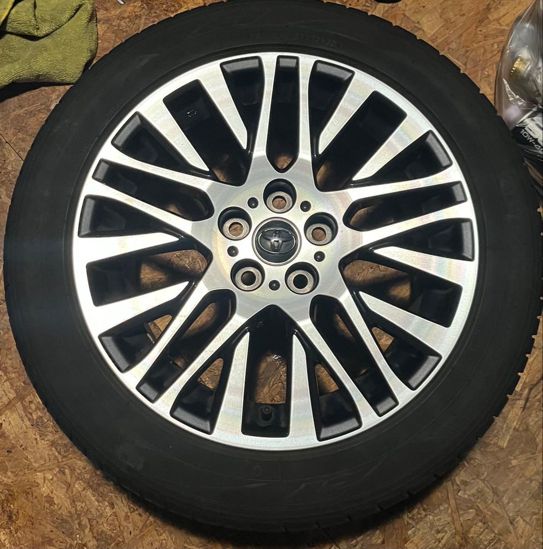 ヴェルファイア30前期18インチ純正アルミ夏タイヤホイールセットZGエディション