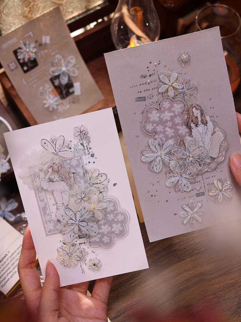 ⭐️SALE⭐️小白家文創《白色梦屿》海外マスキングテープ マステ 【2755】