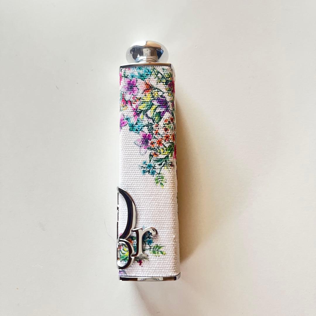 ディオールアディクト　リップスティック524ディオレット　花柄ケース付き