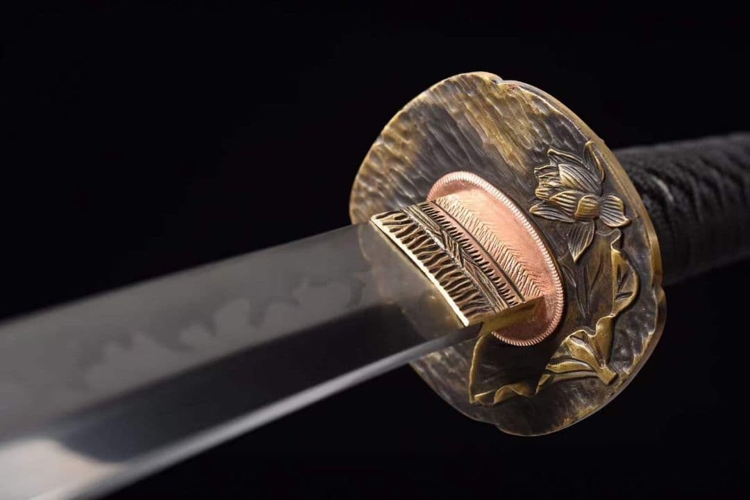 竜爪紋研磨【ハス打刀】 武具　刀装具　日本刀　模造刀 居合刀