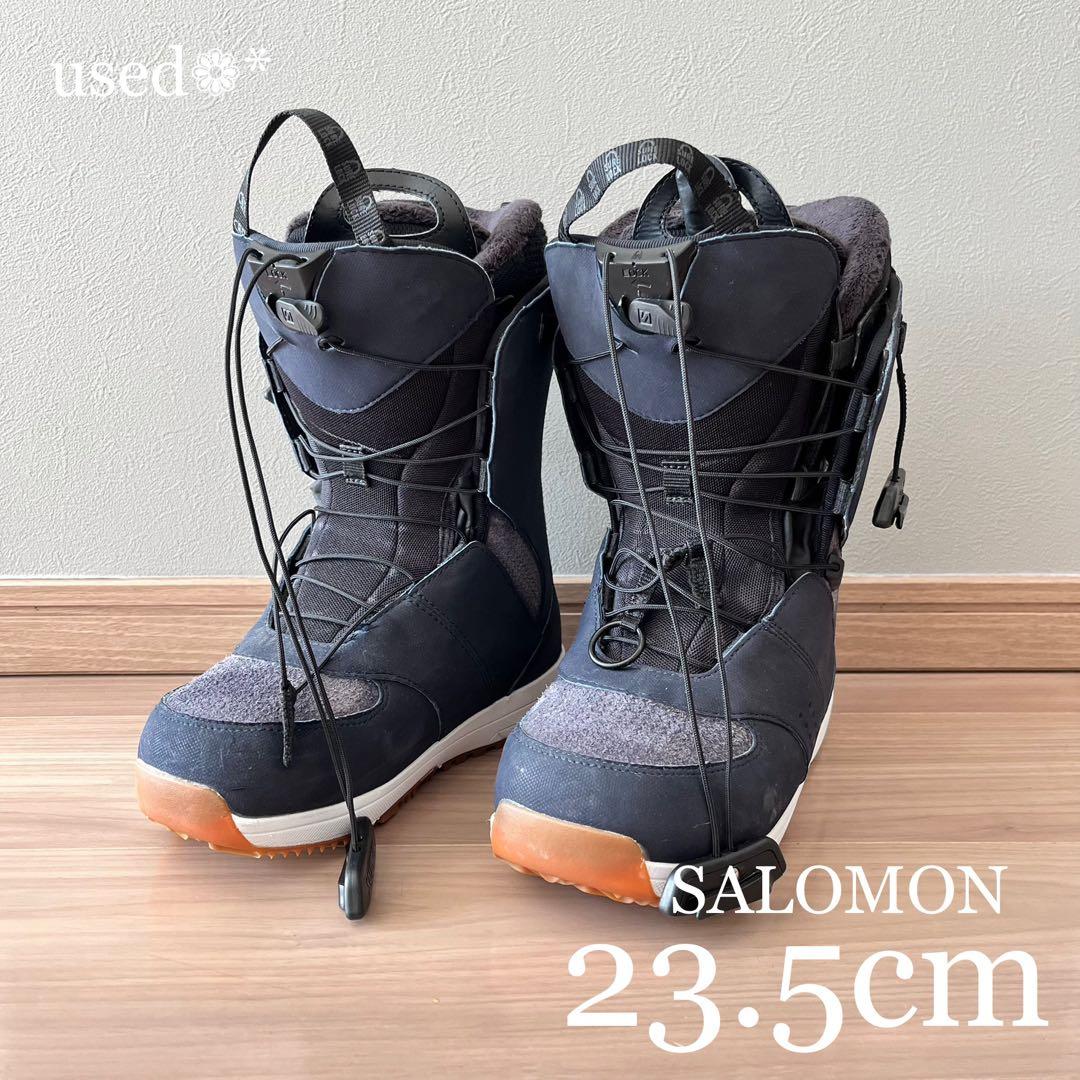 used❁*SALOMON スノーボード　ブーツ23.5cm