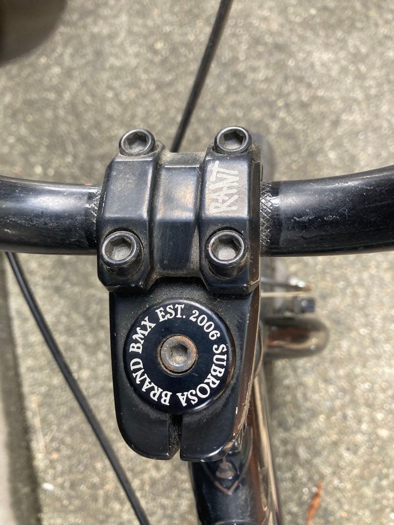 subrosa altus rant 16　小学生　BMX　ブレーキ付　サドル緑