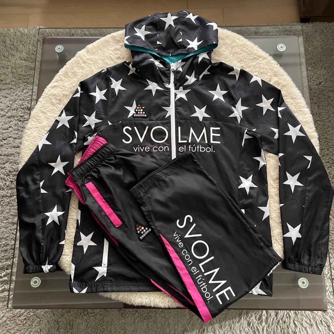 SVOLMEスボルメ星柄×ピステ ウィンドブレーカー×フルジップフーディパーカー