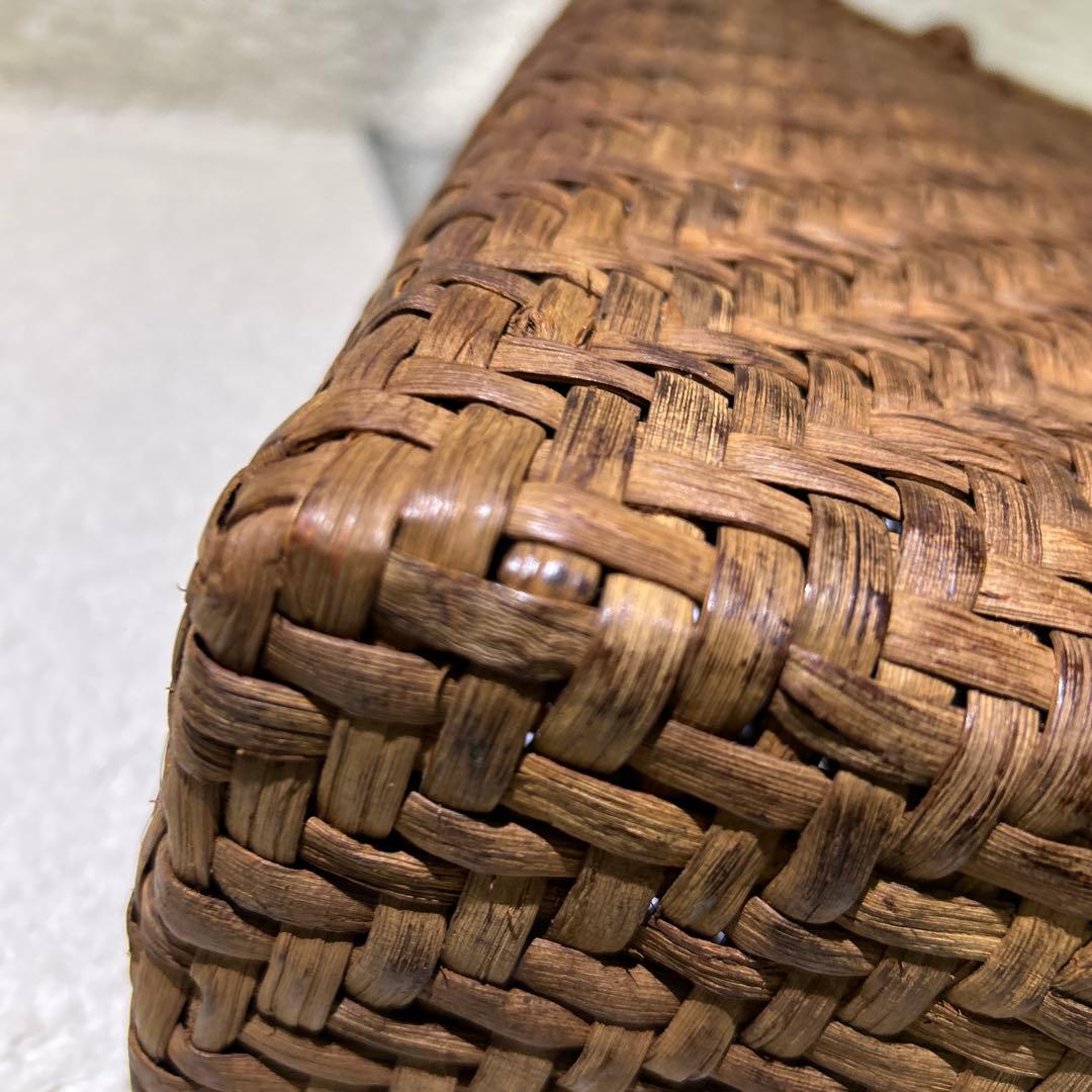 極美品　山葡萄　やまぶどう　カゴバック　大きめ　A4 籠バッグ 天然素材