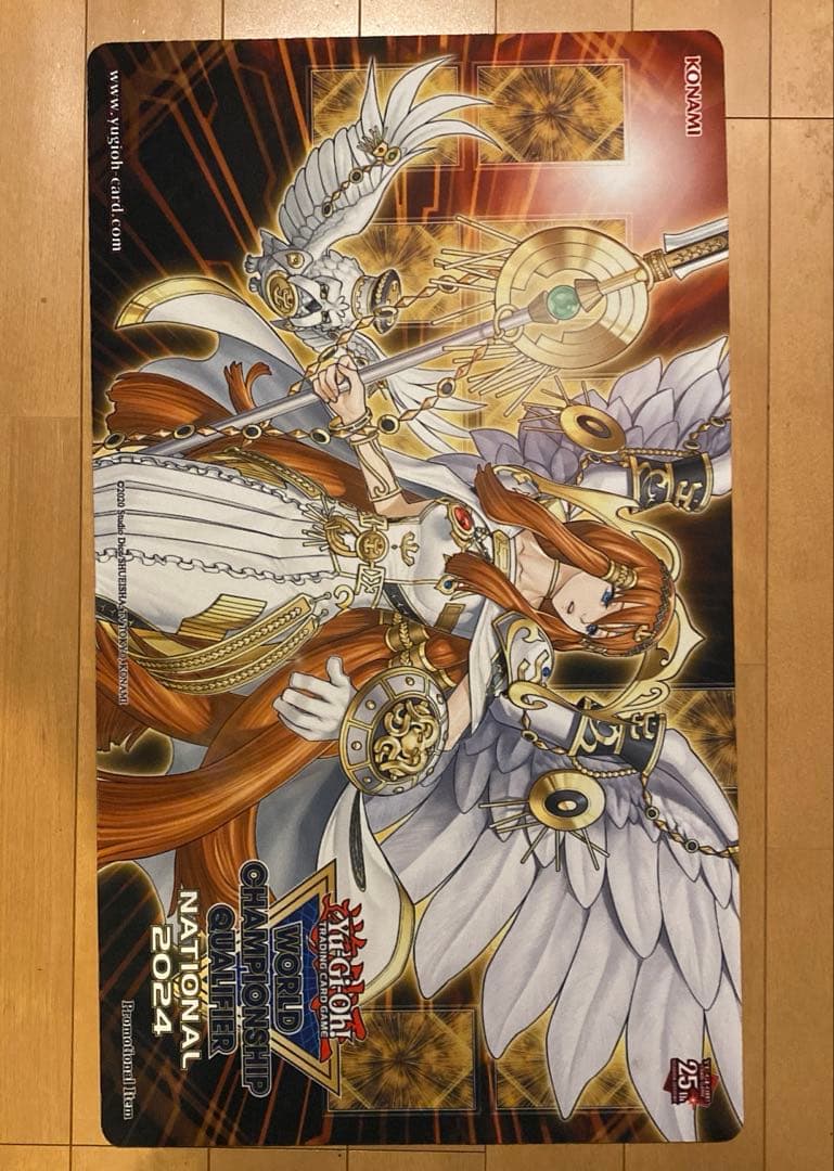 遊戯王プレイマット　ライトロードアテナミネルバ