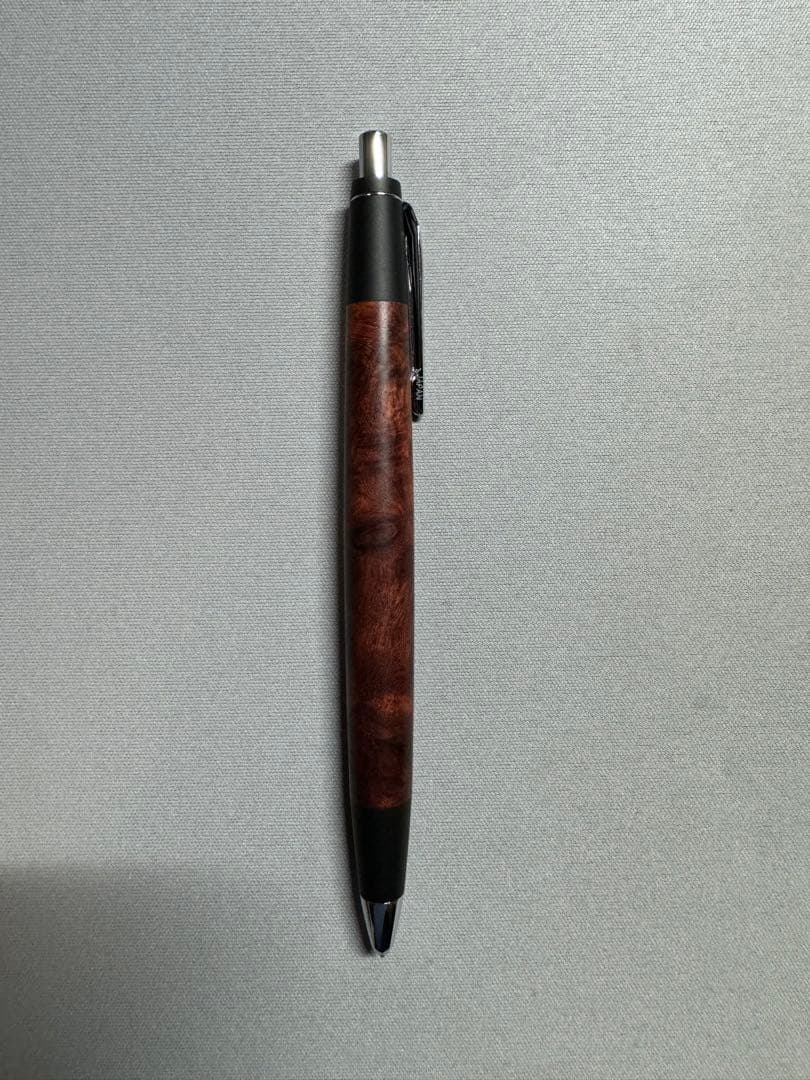 野原工芸　特上花梨瘤　新型シャープペンシル（シルバー金具）